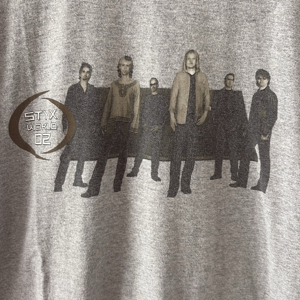 2002 Styx World Raglan Tee - Picture 3 of 5